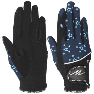 HANDSCHOENEN Mondoni Santos handschoen zwart/blauw