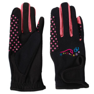 HANDSCHOENEN Mondoni Heartstrings kinder handschoenen zwart