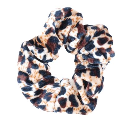 Wedstrijd accessoires Mondoni Scrunchie Leopard beige